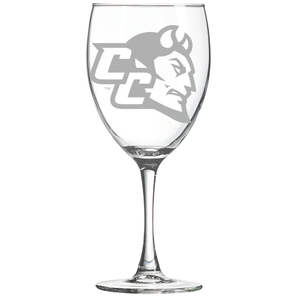 Central Connecticut State University Polar Camel 10 1/2 oz. Wine Glass