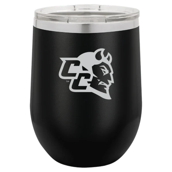 Central Connecticut State University Polar Camel 12 oz. Stemless Wine Tumbler
