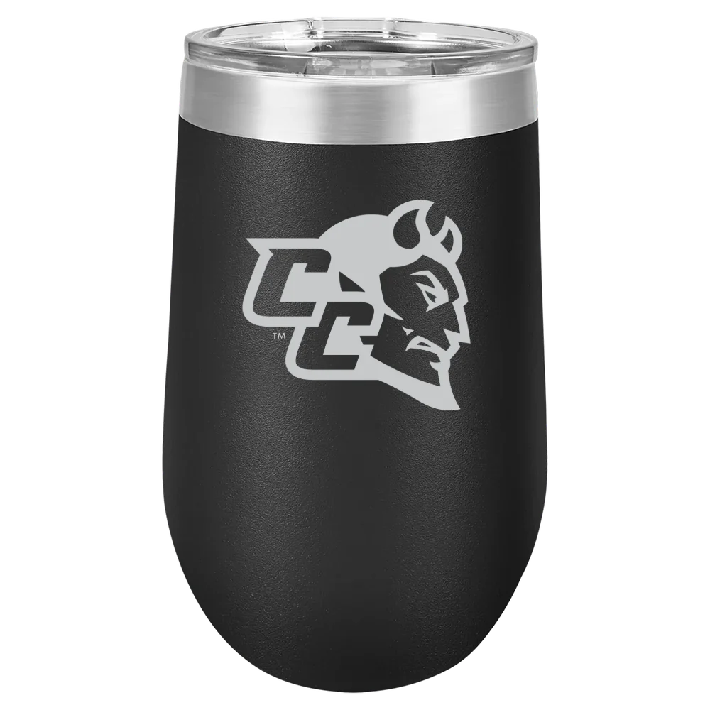 Central Connecticut State University Polar Camel 16 oz. Stemless Wine Tumbler
