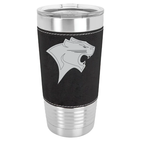 Chicago State University Polar Camel 20 oz. Leatherette Grip Tumbler with Standard Lid