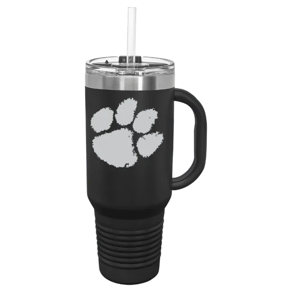 Clemson University Polar Camel 40 oz. Travel Mug with Snap Lid & Straw