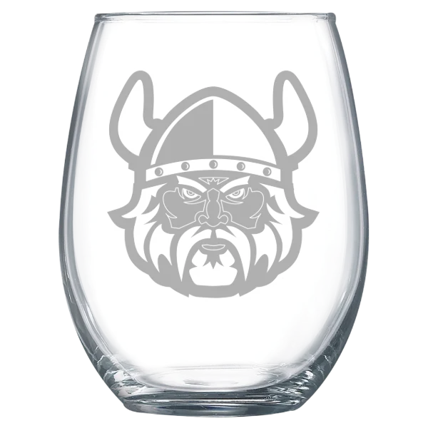 Cleveland State University Polar Camel 15 oz. Stemless Wine Glass