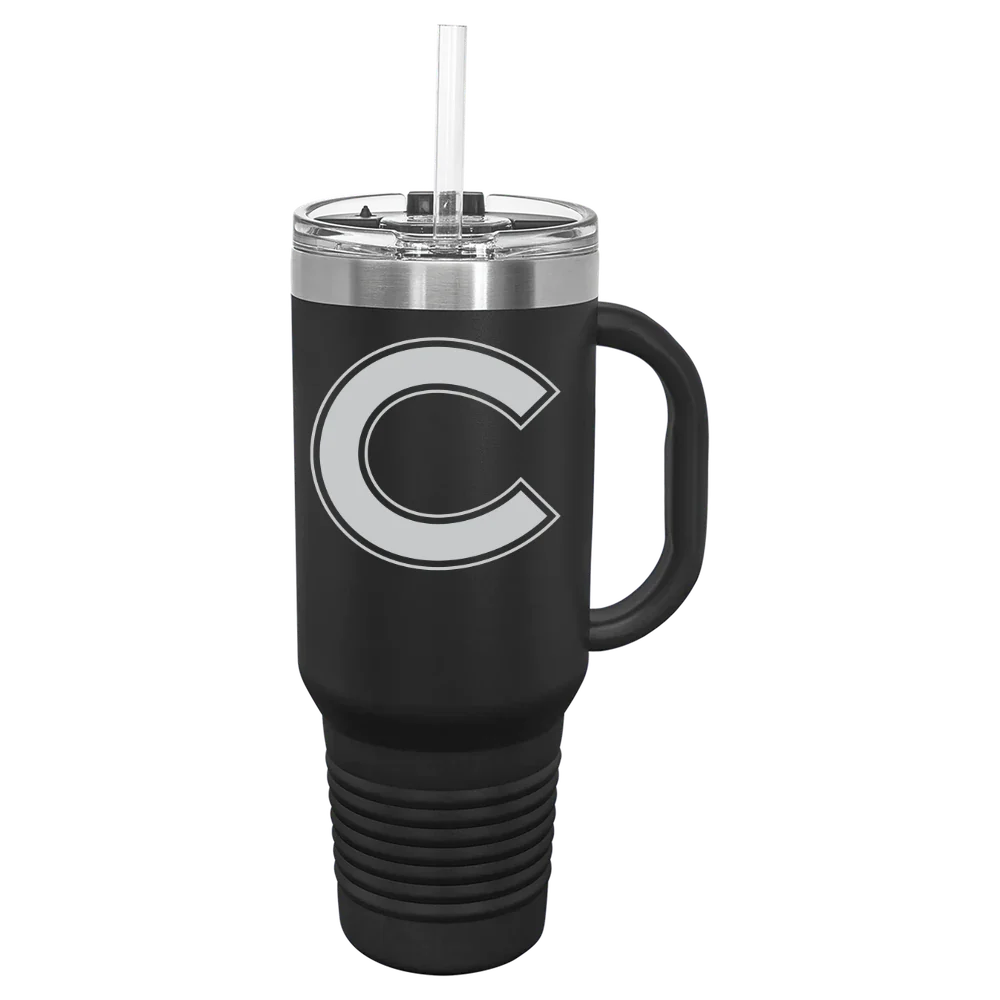 Colgate University Polar Camel 40 oz. Travel Mug with Snap Lid & Straw