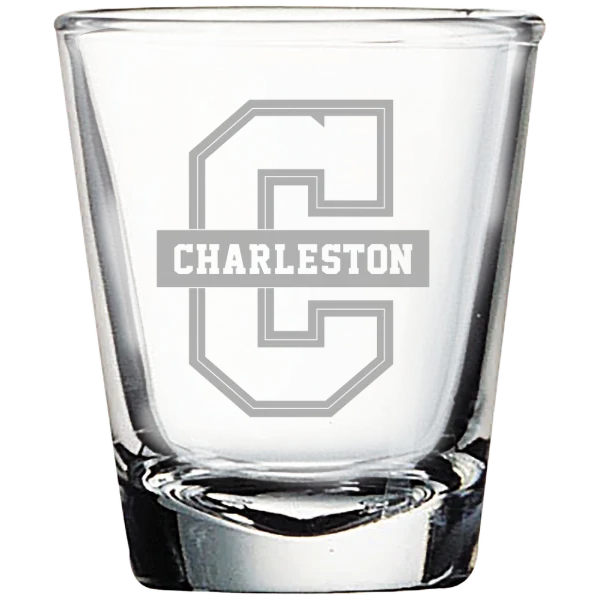 College of Charleston (South Carolina) Polar Camel 1.7 oz. Shot Glass