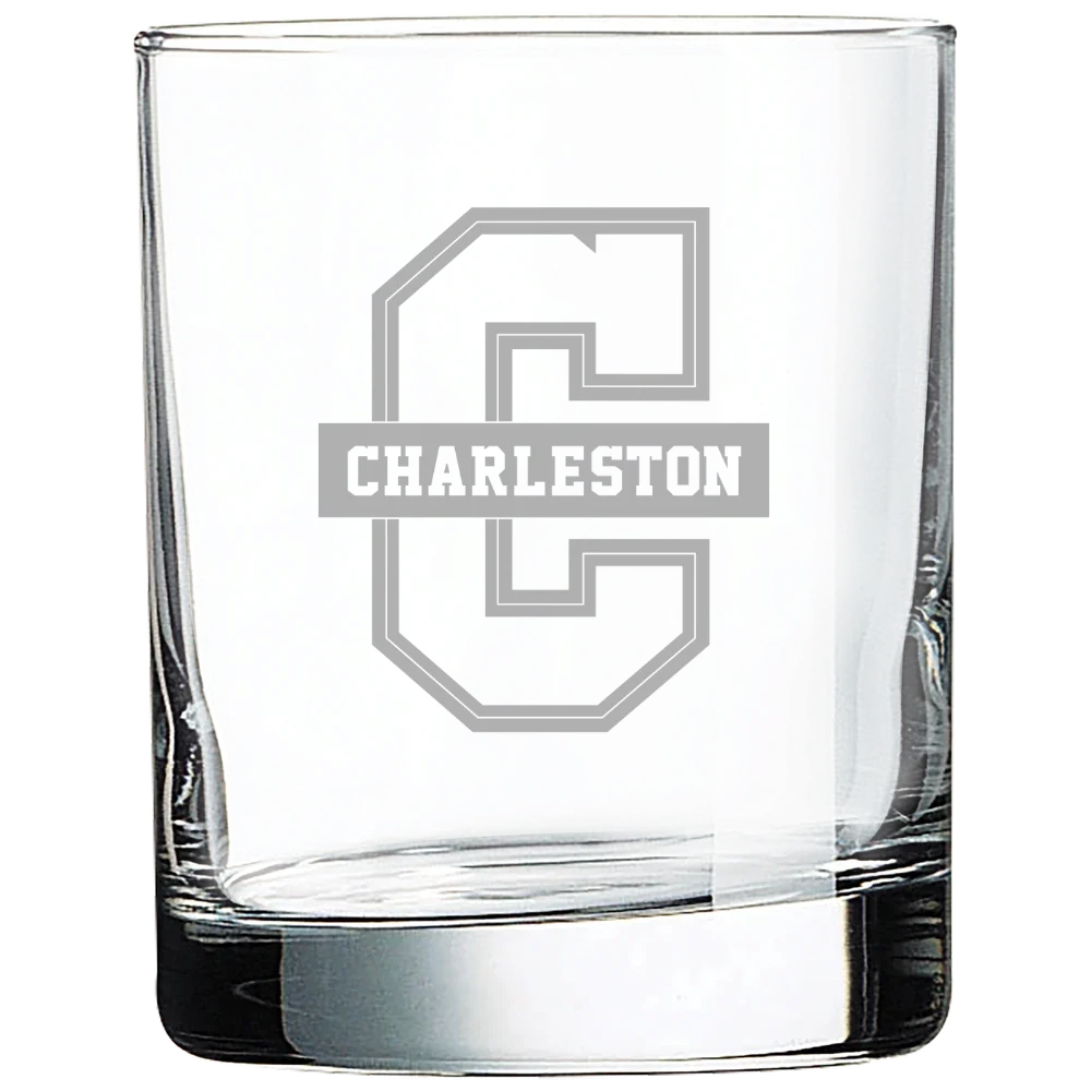 College of Charleston (South Carolina) Polar Camel 10 1/2 oz. On The Rocks Glass