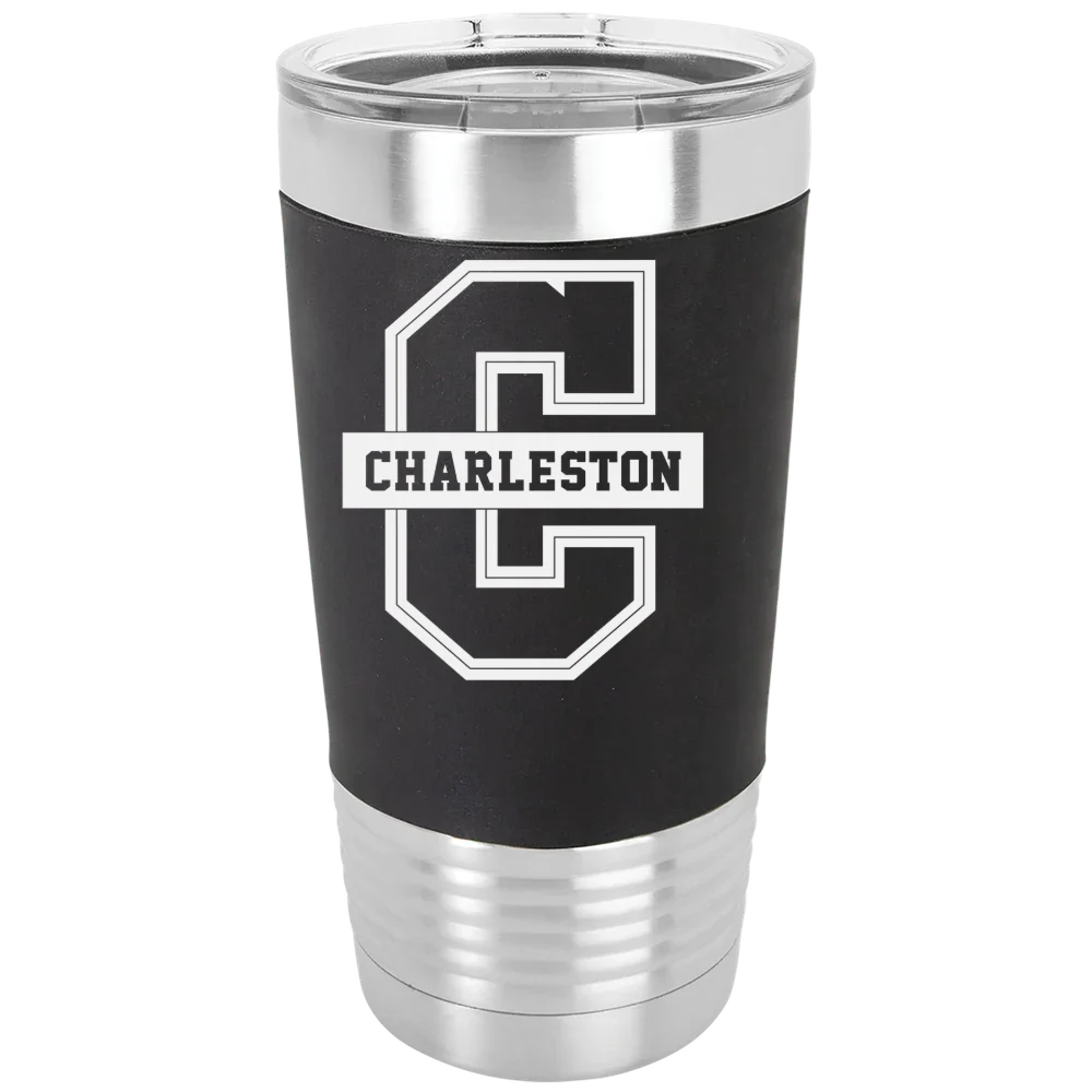 College of Charleston (South Carolina) Polar Camel 20 oz. Silicone Grip Tumbler with Standard Lid