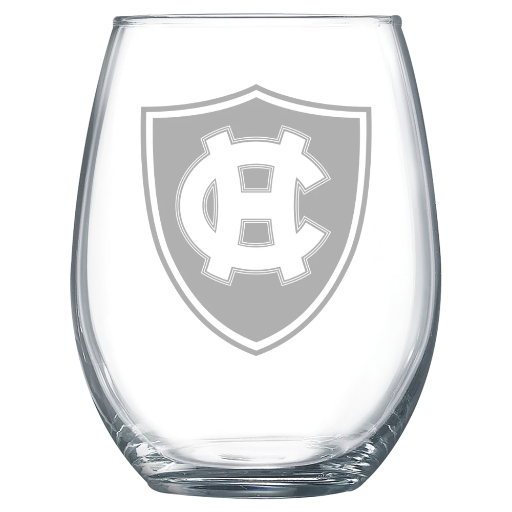 College of the Holy Cross Polar Camel 15 oz. Stemless Wine Glass