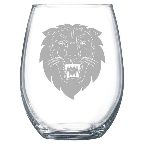 Columbia University-Barnard College Polar Camel 15 oz. Stemless Wine Glass