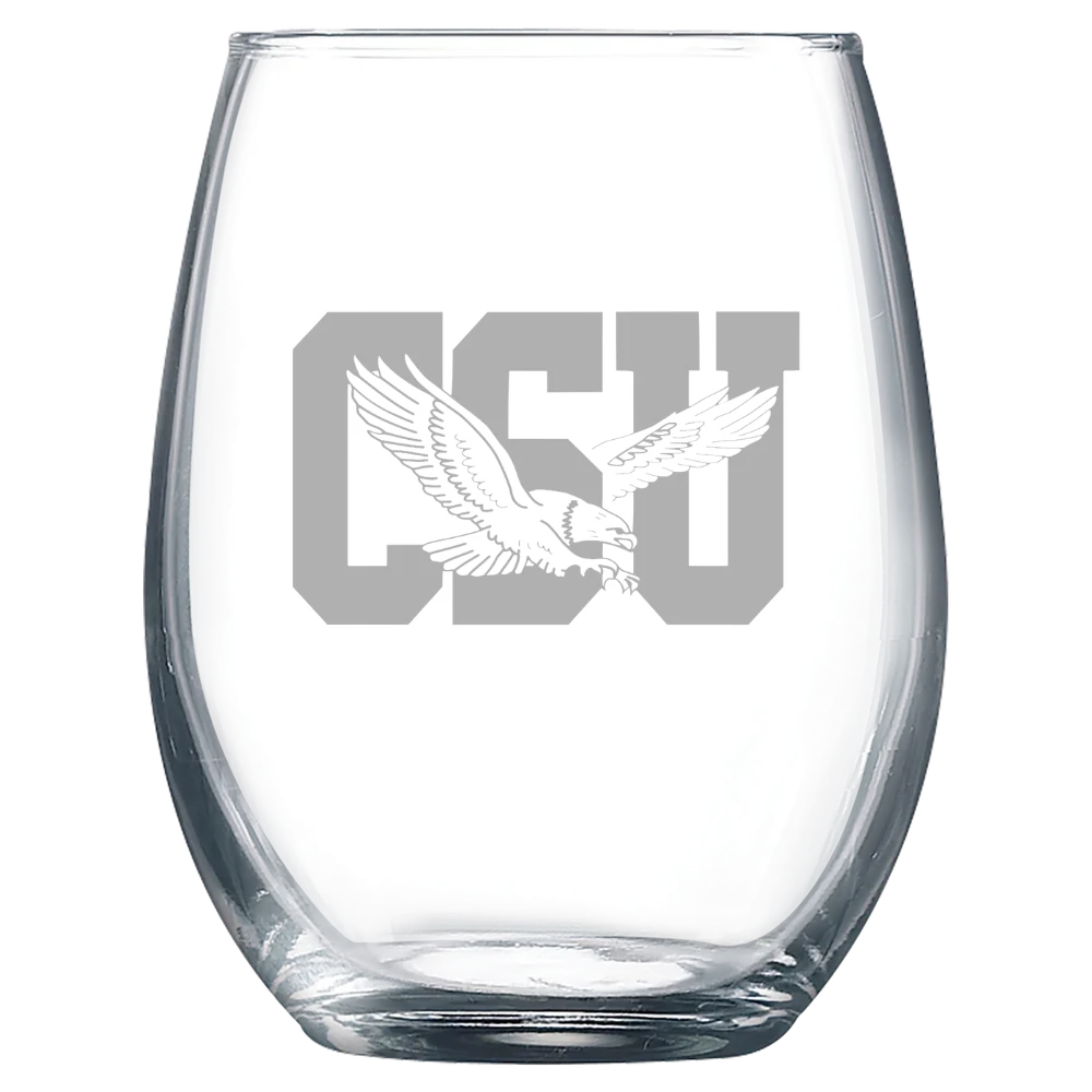 Coppin State University Polar Camel 9 oz. Stemless Wine Glass