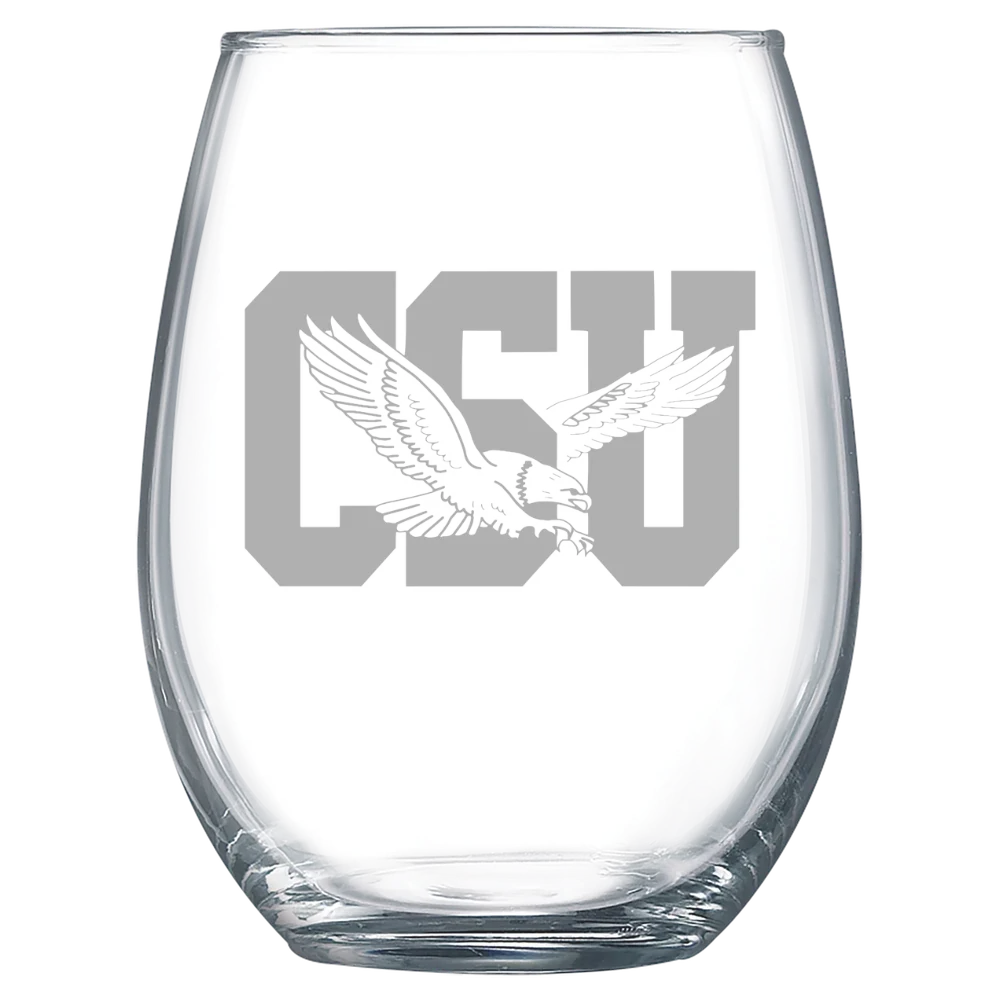 Coppin State University Polar Camel 15 oz. Stemless Wine Glass