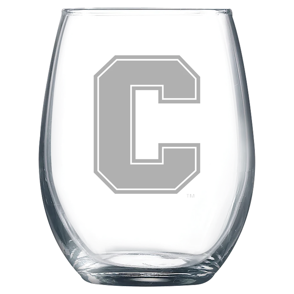 Cornell University Polar Camel 9 oz. Stemless Wine Glass