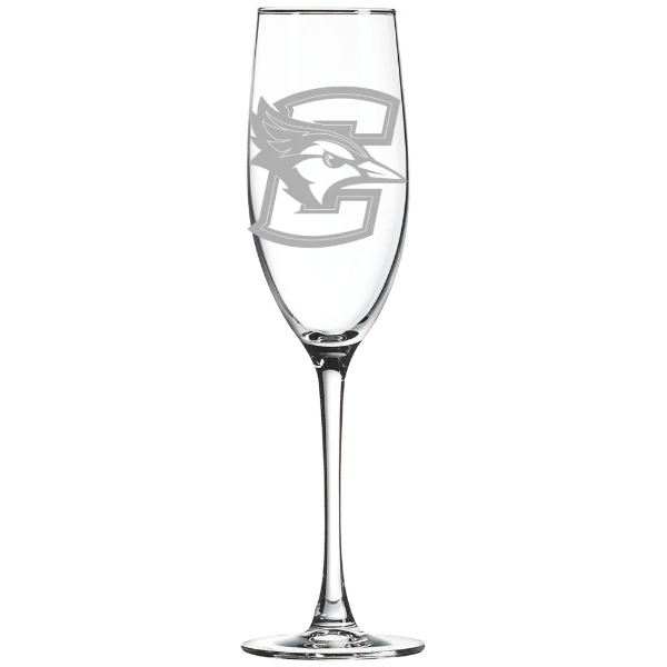 Creighton University Polar Camel 8 oz. Champagne Flute