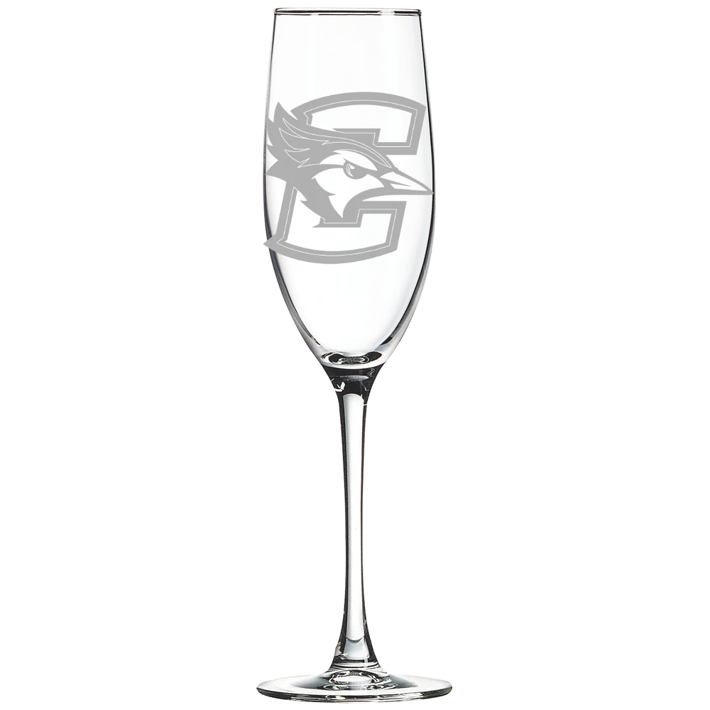 Creighton University Polar Camel 8 oz. Champagne Flute