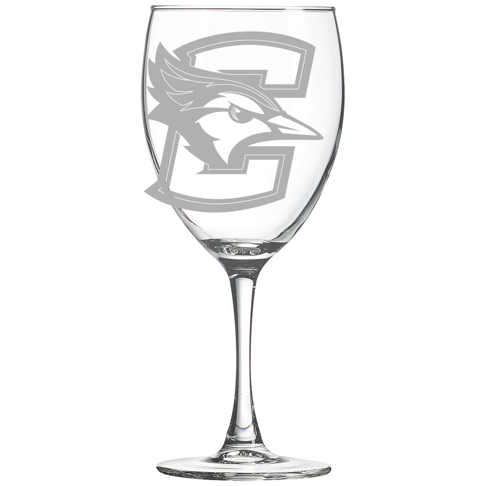 Creighton University Polar Camel 10 1/2 oz. Wine Glass