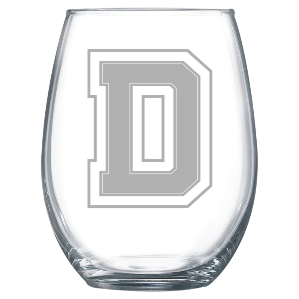 Dartmouth College Polar Camel 15 oz. Stemless Wine Glass