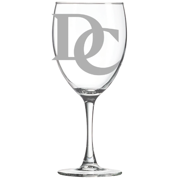 Davidson College Polar Camel 10 1/2 oz. Wine Glass
