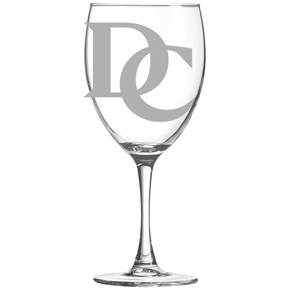 Davidson College Polar Camel 10 1/2 oz. Wine Glass