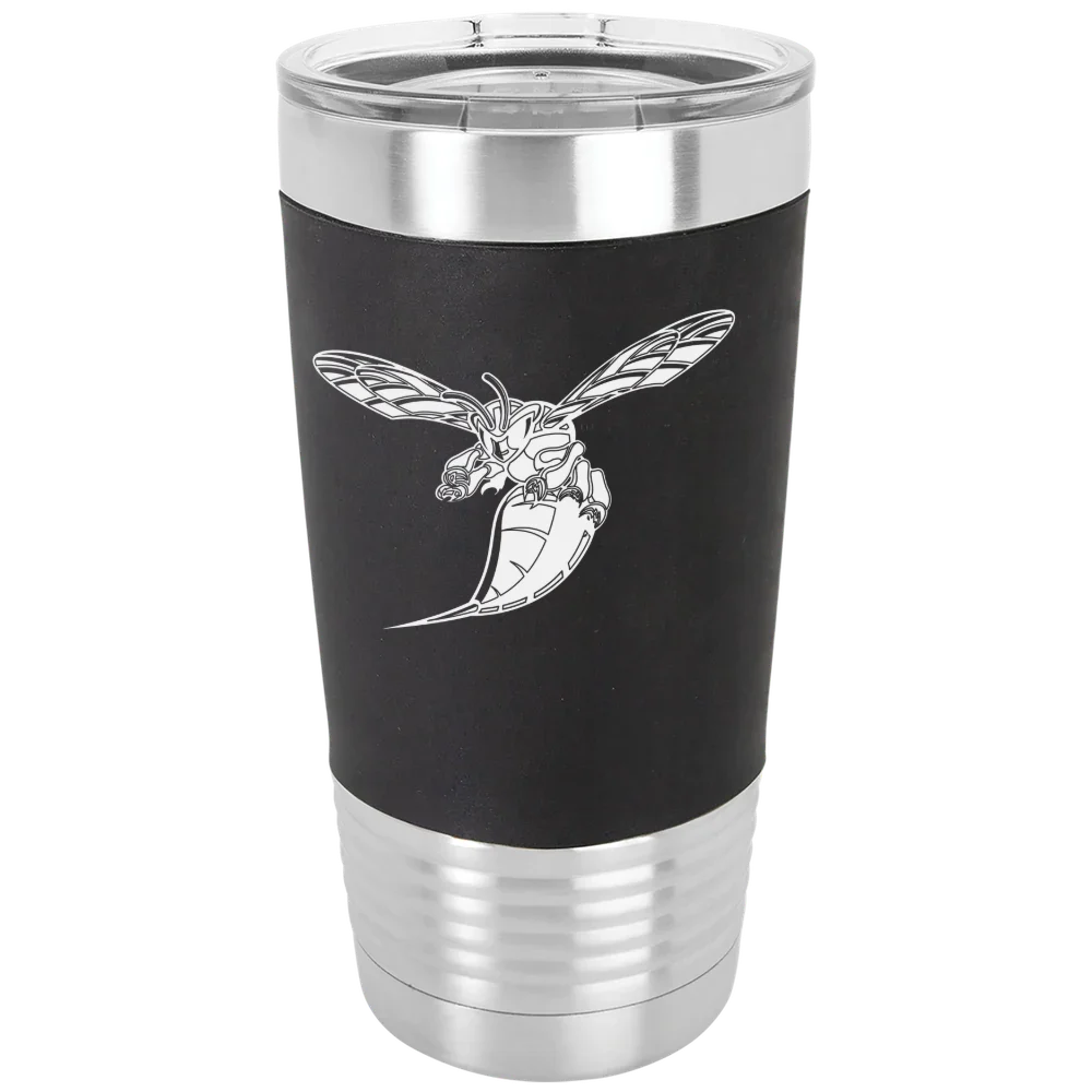 Delaware State University Polar Camel 20 oz. Silicone Grip Tumbler with Standard Lid
