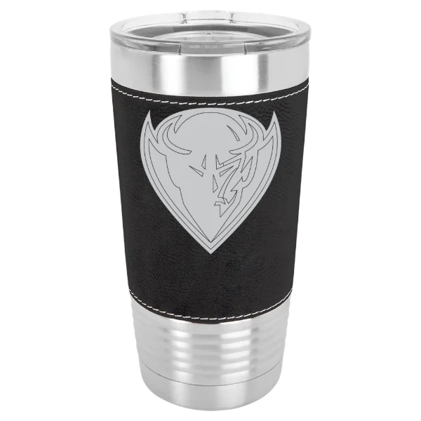DePaul University Polar Camel 20 oz. Leatherette Grip Tumbler with Standard Lid