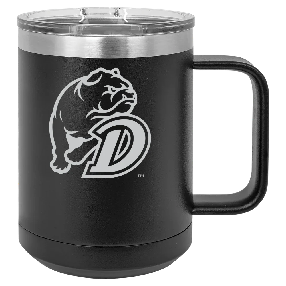 Drake University Polar Camel 15 oz. Mug with Slider Lid
