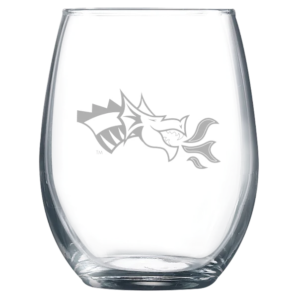 Drexel University Polar Camel 9 oz. Stemless Wine Glass