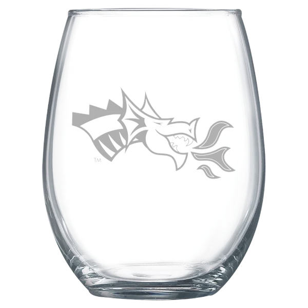 Drexel University Polar Camel 15 oz. Stemless Wine Glass