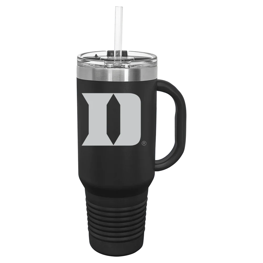 Duke University Polar Camel 40 oz. Travel Mug with Snap Lid & Straw