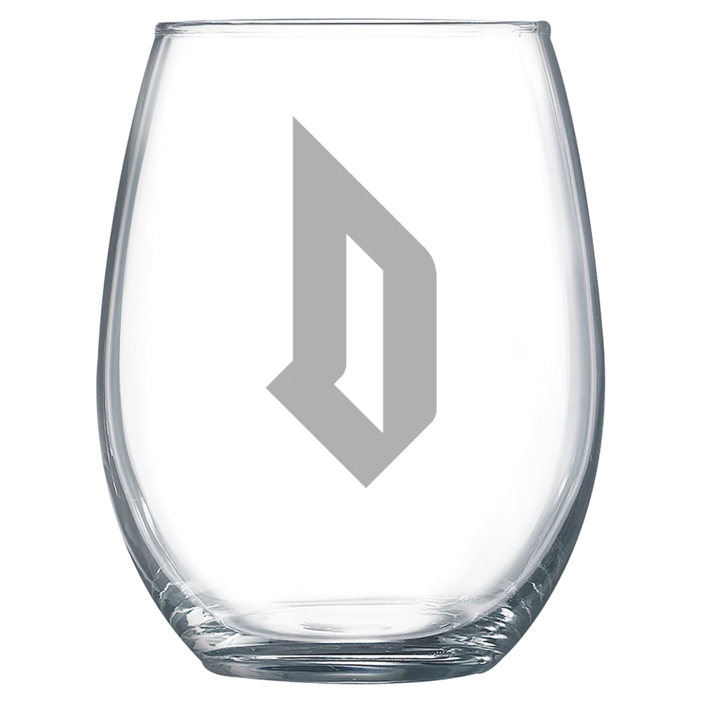 Duquesne University Polar Camel 15 oz. Stemless Wine Glass
