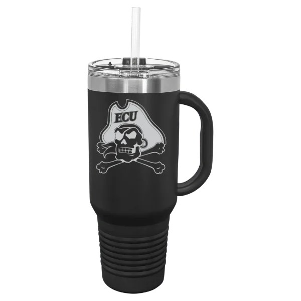 East Carolina University Polar Camel 40 oz. Travel Mug with Snap Lid & Straw