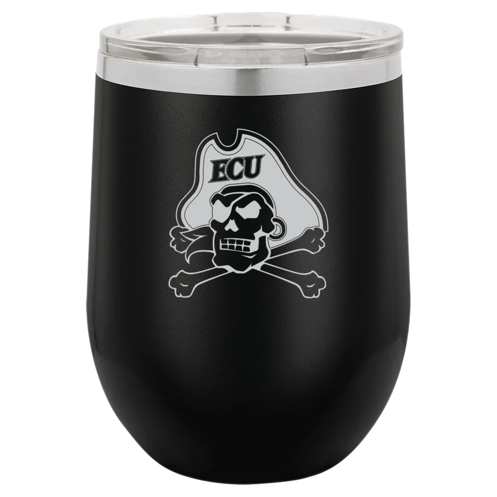 East Carolina University Polar Camel 12 oz. Stemless Wine Tumbler