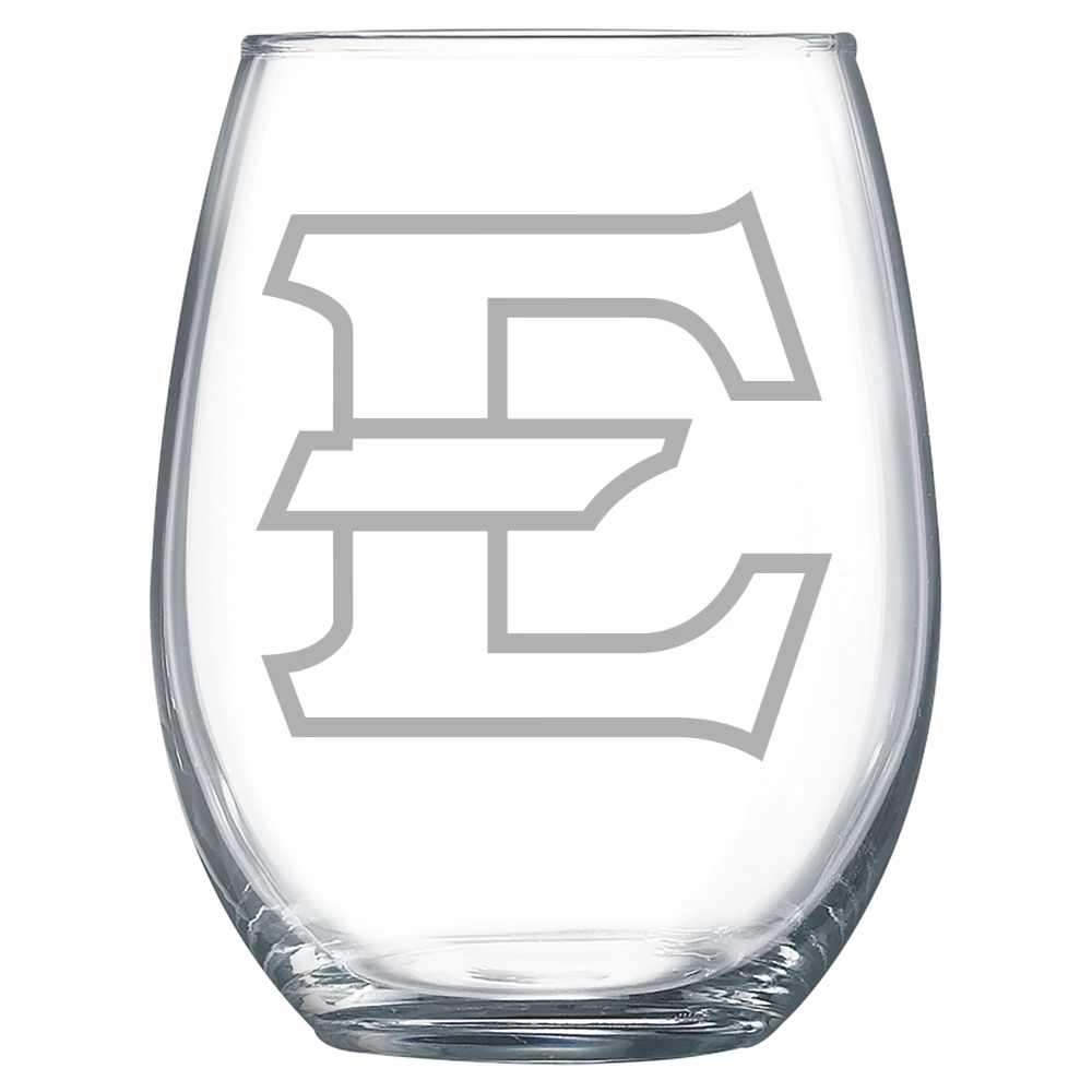 East Tennessee State University Polar Camel 15 oz. Stemless Wine Glass