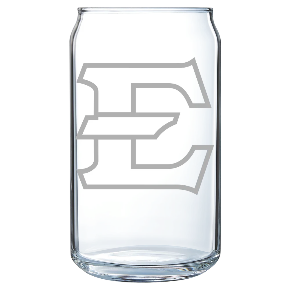 East Tennessee State University Polar Camel 16 oz. Can Glass