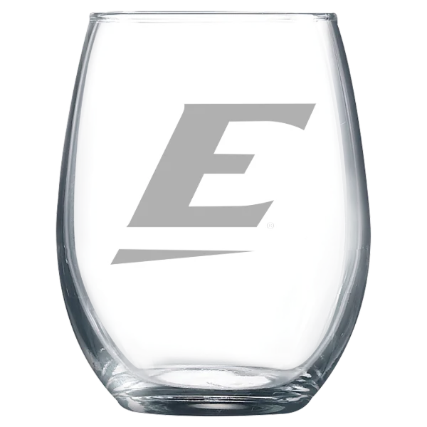 Eastern Kentucky University Polar Camel 9 oz. Stemless Wine Glass