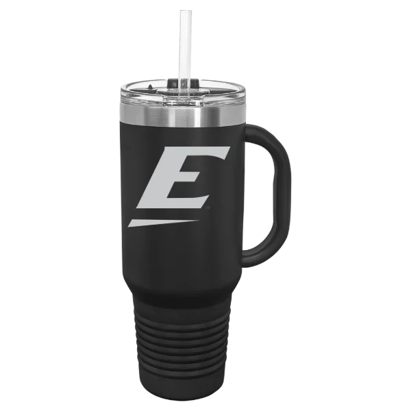 Eastern Kentucky University Polar Camel 40 oz. Travel Mug with Snap Lid & Straw