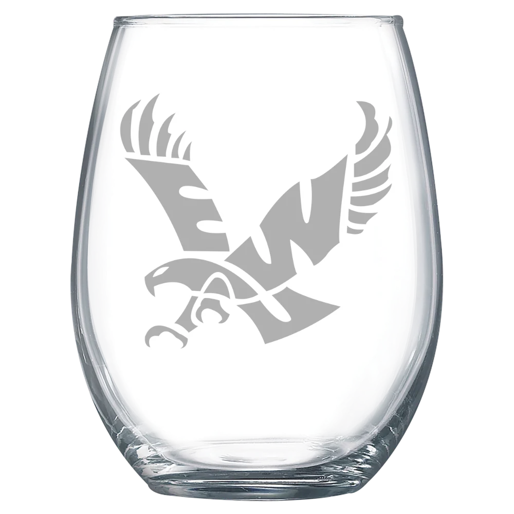 Eastern Washington University Polar Camel 15 oz. Stemless Wine Glass