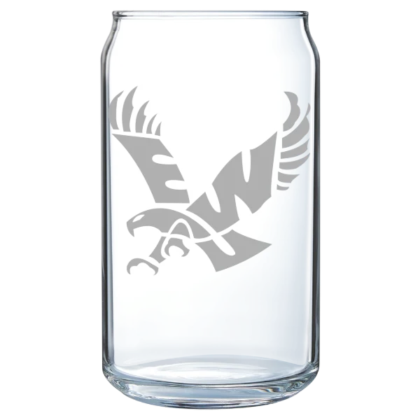 Eastern Washington University Polar Camel 16 oz. Can Glass