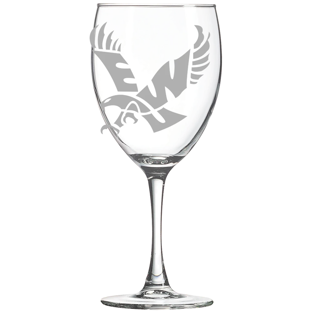 Eastern Washington University Polar Camel 10 1/2 oz. Wine Glass