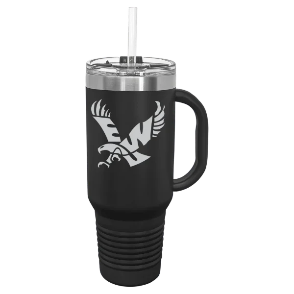 Eastern Washington University Polar Camel 40 oz. Travel Mug with Snap Lid & Straw