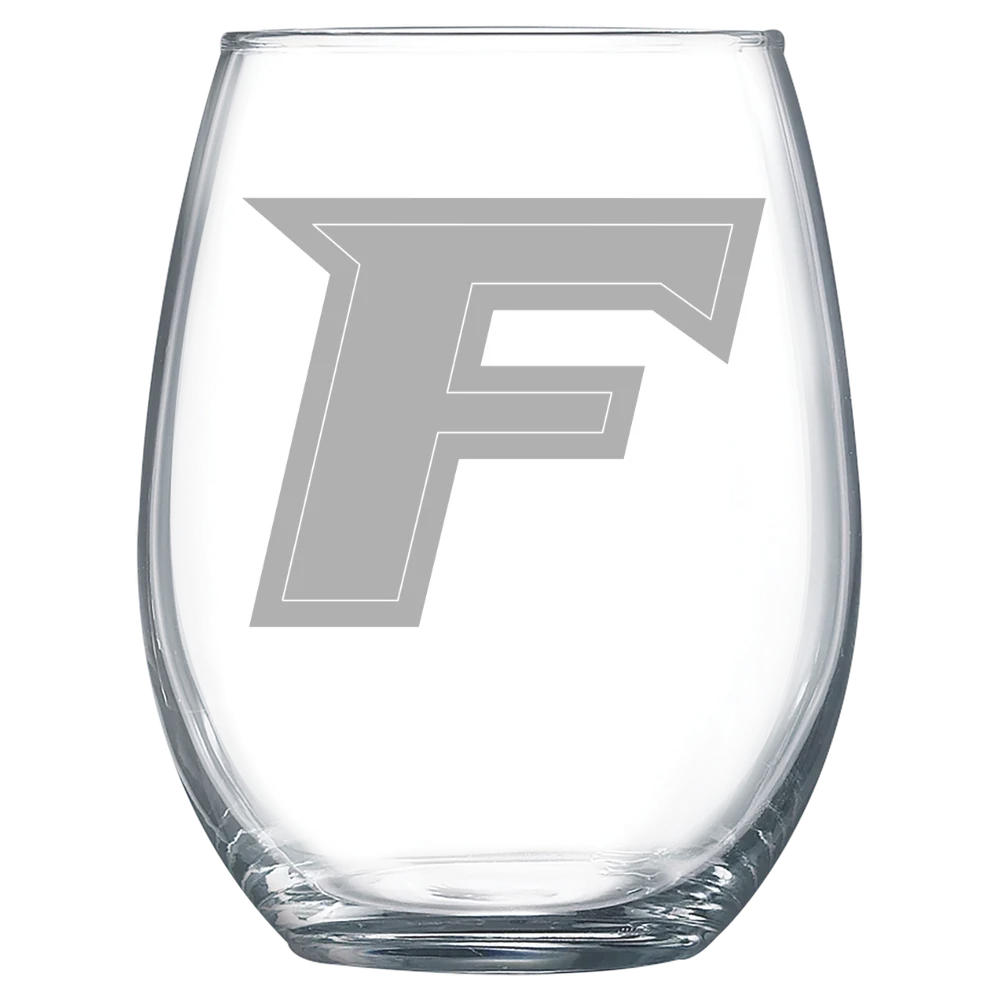 Fairfield University Polar Camel 15 oz. Stemless Wine Glass