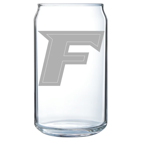 Fairfield University Polar Camel 16 oz. Can Glass