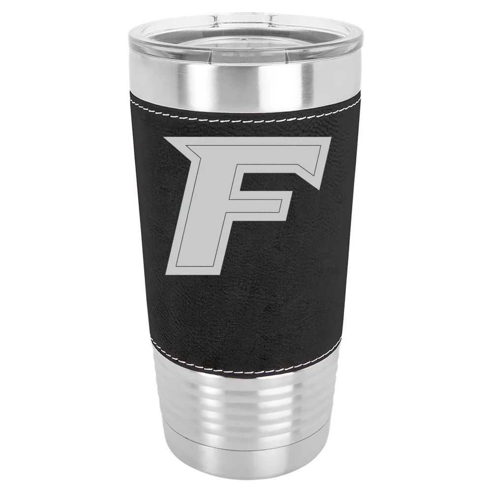 Fairfield University Polar Camel 20 oz. Leatherette Grip Tumbler with Standard Lid