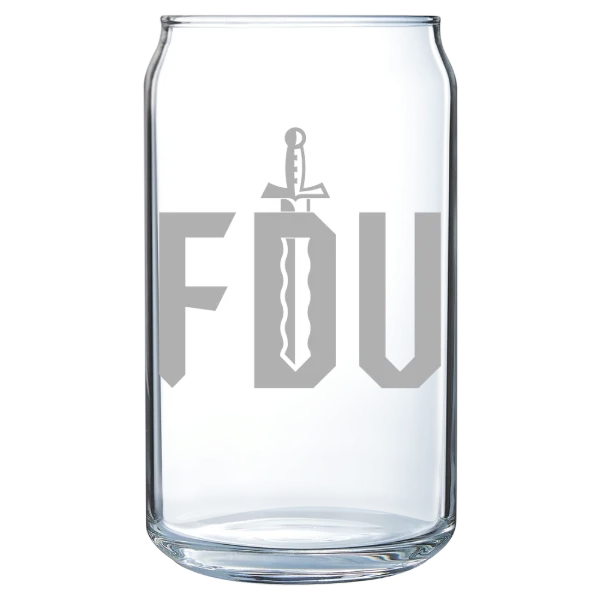 Fairleigh Dickinson University, Metropolitan Campus Polar Camel 16 oz. Can Glass