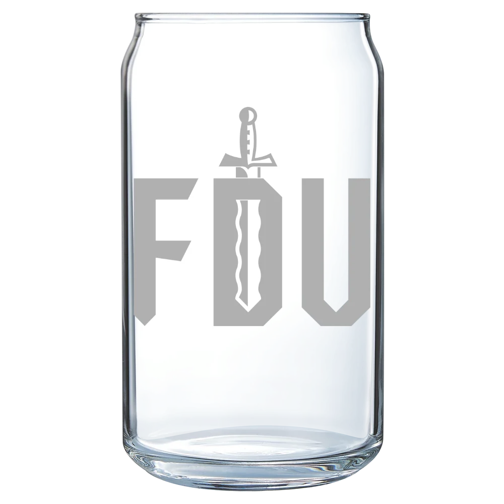 Fairleigh Dickinson University, Metropolitan Campus Polar Camel 16 oz. Can Glass