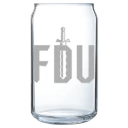 Fairleigh Dickinson University, Metropolitan Campus Polar Camel 16 oz. Can Glass