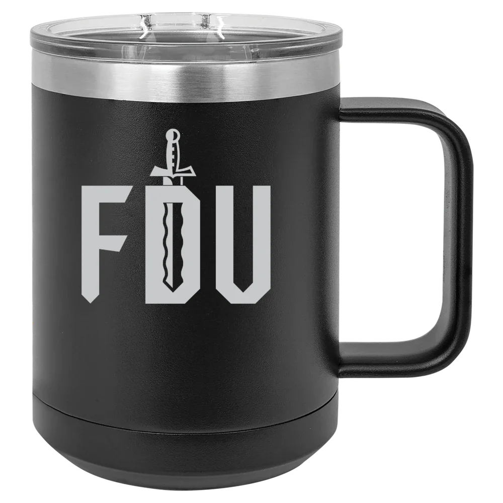 Fairleigh Dickinson University, Metropolitan Campus Polar Camel 15 oz. Mug with Slider Lid