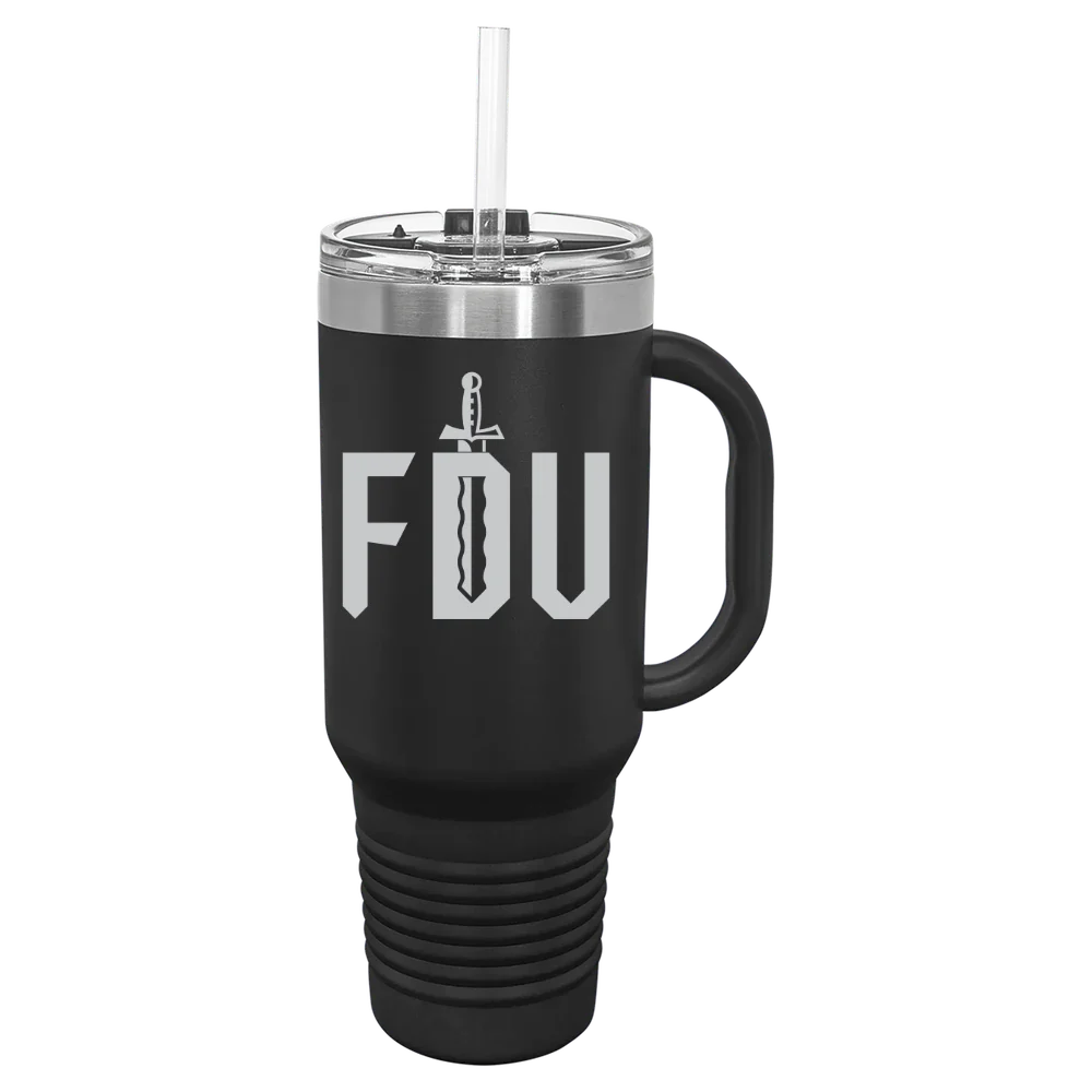 Fairleigh Dickinson University, Metropolitan Campus Polar Camel 40 oz. Travel Mug with Snap Lid & Straw