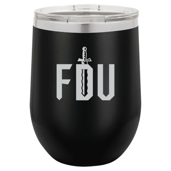 Fairleigh Dickinson University, Metropolitan Campus Polar Camel 12 oz. Stemless Wine Tumbler