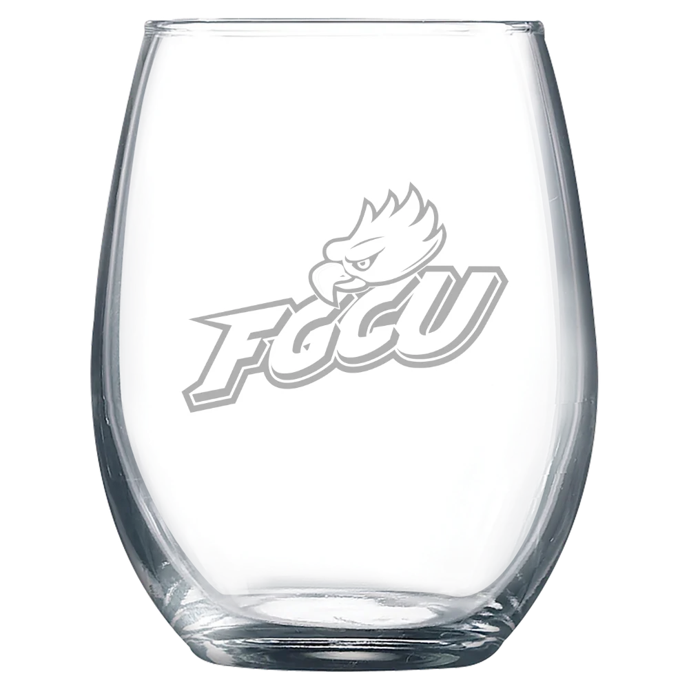 Florida Gulf Coast University Polar Camel 9 oz. Stemless Wine Glass