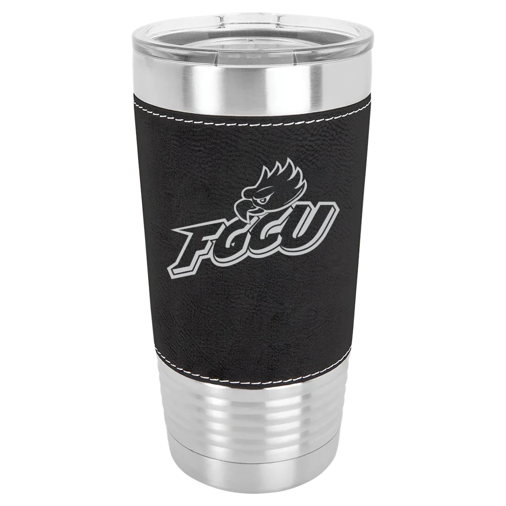 Florida Gulf Coast University Polar Camel 20 oz. Leatherette Grip Tumbler with Standard Lid