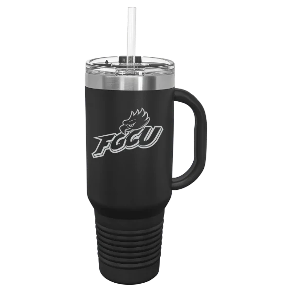 Florida Gulf Coast University Polar Camel 40 oz. Travel Mug with Snap Lid & Straw